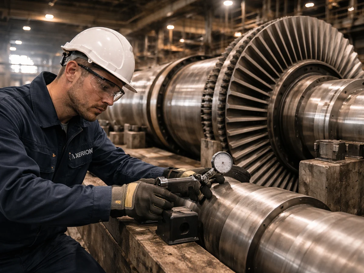 Steam turbine rotor and maintenance details